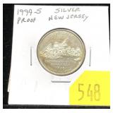 1999-S Washington quarter silver Proof