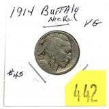 1914 Buffalo nickel
