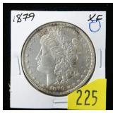 1879 Morgan dollar, XF
