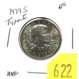 1979-S Susan B. Anthony dollar