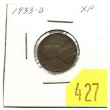 1933-D Lincoln cent