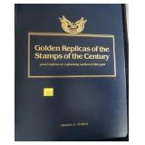 Album of 75 Golden Replicas of the Stamps of the