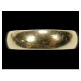 14K Yellow gold band rings, size 11, 9.5 grams