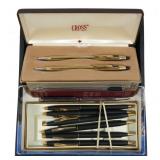 Lot, Cross pen and pencil sets and more