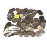 Lot, wheat cents, 100 pcs.