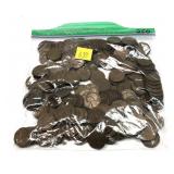 Lot, wheat cents, 250 pcs.