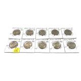 x10- 1979-D Susan B. Anthony dollars, Unc. -x10