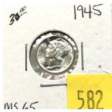 1948 Mercury dime