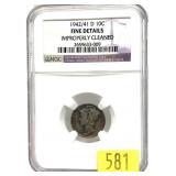 1942-D/1 NGC slab certified fine details