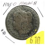 1885-O Morgan dollar