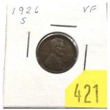 1926-S Lincoln cent