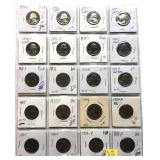 x20- Quarters, Proof & Unc, mixed dates -x20