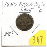 1857 Flying Eagle cent
