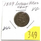 1859 Indian Head cent