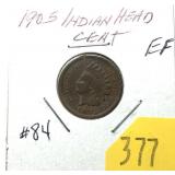 1905 Indian Head cent