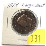 1824 Large cent