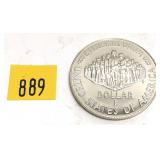 1987 Commemorative dollar, 90% silver, Unc.