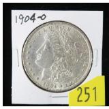 1904-O Morgan dollar