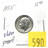 1955 Proof Roosevelt dime