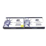 x2- 2000 Proof sets -x2 sets -Sold by the piece,