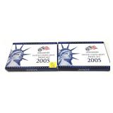 x2- 2005 Proof sets -x2 sets -Sold by the piece,