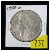 1884-O Morgan dollar