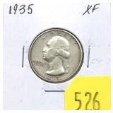 1935 Washington quarter
