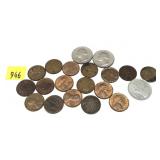 Lot, type coins, 19 pcs.