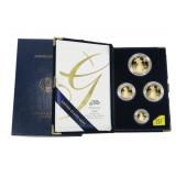 2006-W American Eagle Gold Proof 4-pc. coin set: