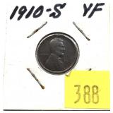 1910-S Lincoln cent