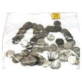 x77- Dimes, 90% silver -x77 dimes- Sold by the