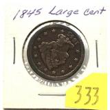 1845 Large cent