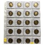x20- Presidential dollars, Proof, mixed dates -x20