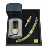 Bulova 10K rolled gold and Bulova quartz ladies