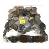 Lot, world coins, 230 pcs.