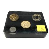 Coin paperweight