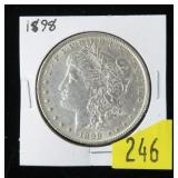 1898 Morgan dollar