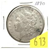 1890 Morgan dollar