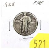1928 Standing Liberty quarter