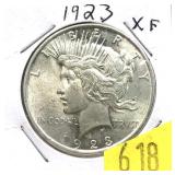 1923 Peace dollar