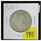 1928-S Walking Liberty half dollar