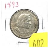 1893 Columbian half dollar