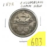 1892 Columbian half dollar
