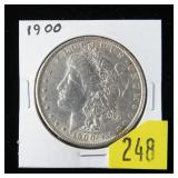 1900 Morgan dollar