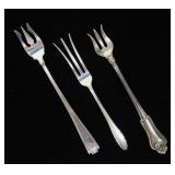 Lot, 3 Sterling forks, 1.430 T. oz. t.w.