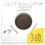 1879 Indian Head cent