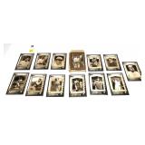 Babe Ruth set of 12 Guyana Gold Foil Baseball