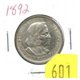 1892 Columbian half dollar