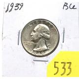 1939 Washington quarter
