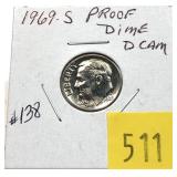 1964-S Proof dime